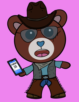Best Polygon NFT Collection on Opensea - Jolly Teddy Party #1687