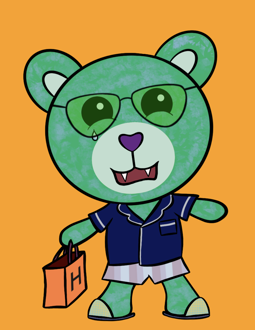 Best Polygon NFT Collection on Opensea - Jolly Teddy Party #1699