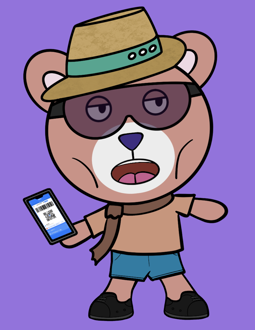 Best Polygon NFT Collection on Opensea - Jolly Teddy Party #1703
