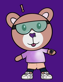 Best Polygon NFT Collection on Opensea - Jolly Teddy Party #1709