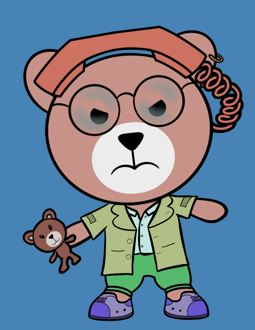 Best Polygon NFT Collection on Opensea - Jolly Teddy Party #1715