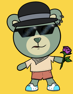 Best Polygon NFT Collection on Opensea - Jolly Teddy Party #1719