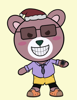 Best Polygon NFT Collection on Opensea - Jolly Teddy Party #1720