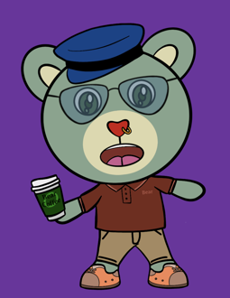 Best Polygon NFT Collection on Opensea - Jolly Teddy Party #1725