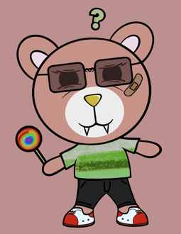 Best Polygon NFT Collection on Opensea - Jolly Teddy Party #1726