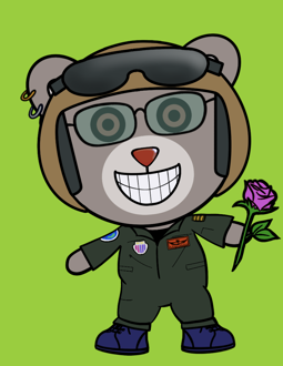 Best Polygon NFT Collection on Opensea - Jolly Teddy Party #1727