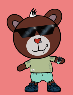 Best Polygon NFT Collection on Opensea - Jolly Teddy Party #1731