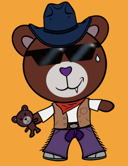Best Polygon NFT Collection on Opensea - Jolly Teddy Party #1732