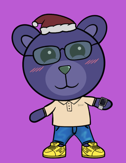 Best Polygon NFT Collection on Opensea - Jolly Teddy Party #1739