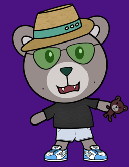 Best Polygon NFT Collection on Opensea - Jolly Teddy Party #1753