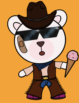 Best Polygon NFT Collection on Opensea - Jolly Teddy Party #1754