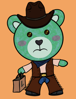 Best Polygon NFT Collection on Opensea - Jolly Teddy Party #1764