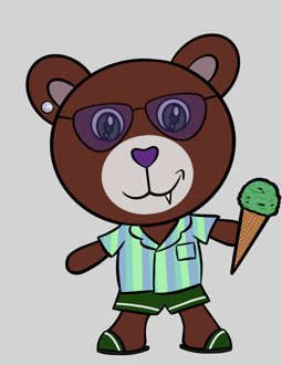 Best Polygon NFT Collection on Opensea - Jolly Teddy Party #1765
