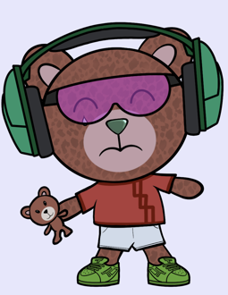 Best Polygon NFT Collection on Opensea - Jolly Teddy Party #1771