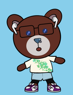 Best Polygon NFT Collection on Opensea - Jolly Teddy Party #1772