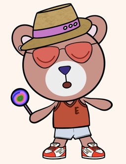 Best Polygon NFT Collection on Opensea - Jolly Teddy Party #1775