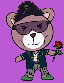 Best Polygon NFT Collection on Opensea - Jolly Teddy Party #1780