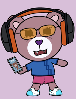 Best Polygon NFT Collection on Opensea - Jolly Teddy Party #1787
