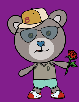 Best Polygon NFT Collection on Opensea - Jolly Teddy Party #1796