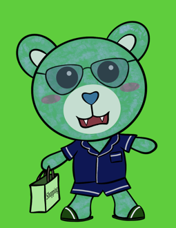 Best Polygon NFT Collection on Opensea - Jolly Teddy Party #1797