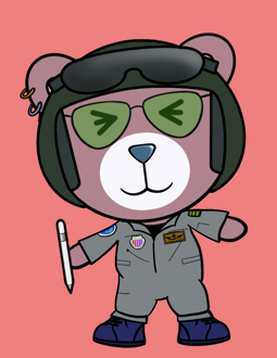 Best Polygon NFT Collection on Opensea - Jolly Teddy Party #1801