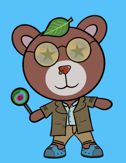 Best Polygon NFT Collection on Opensea - Jolly Teddy Party #1804