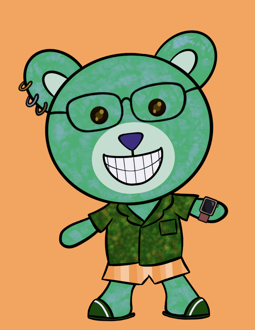 Best Polygon NFT Collection on Opensea - Jolly Teddy Party #1805