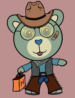 Best Polygon NFT Collection on Opensea - Jolly Teddy Party #1808
