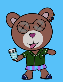 Best Polygon NFT Collection on Opensea - Jolly Teddy Party #1811