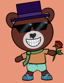 Best Polygon NFT Collection on Opensea - Jolly Teddy Party #1819