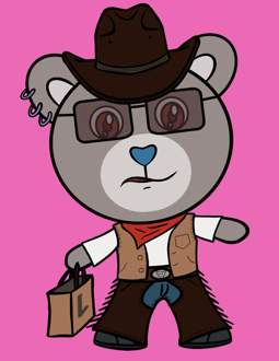 Best Polygon NFT Collection on Opensea - Jolly Teddy Party #1828
