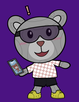 Best Polygon NFT Collection on Opensea - Jolly Teddy Party #1829