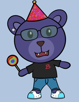 Best Polygon NFT Collection on Opensea - Jolly Teddy Party #1840