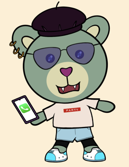 Best Polygon NFT Collection on Opensea - Jolly Teddy Party #1841