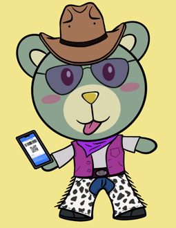 Best Polygon NFT Collection on Opensea - Jolly Teddy Party #1842