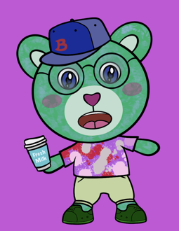 Best Polygon NFT Collection on Opensea - Jolly Teddy Party #1846