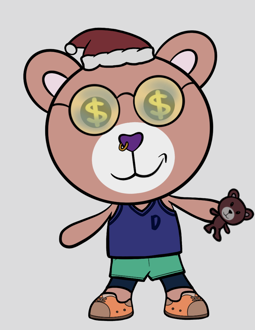 Best Polygon NFT Collection on Opensea - Jolly Teddy Party #1850