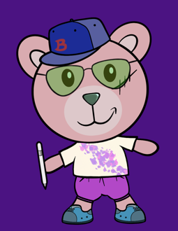 Best Polygon NFT Collection on Opensea - Jolly Teddy Party #1852
