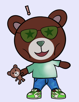 Best Polygon NFT Collection on Opensea - Jolly Teddy Party #1855