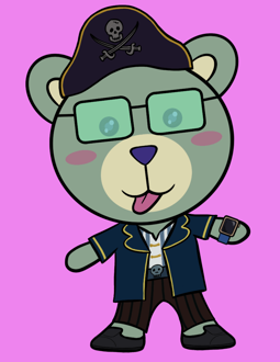 Best Polygon NFT Collection on Opensea - Jolly Teddy Party #1856