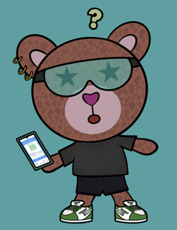 Best Polygon NFT Collection on Opensea - Jolly Teddy Party #1859