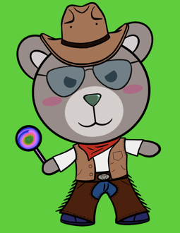 Best Polygon NFT Collection on Opensea - Jolly Teddy Party #1863