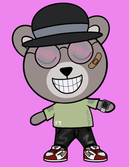 Best Polygon NFT Collection on Opensea - Jolly Teddy Party #1870