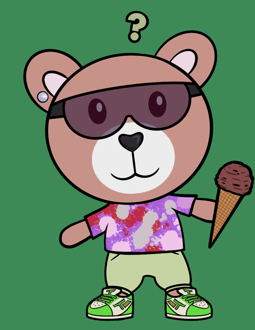 Best Polygon NFT Collection on Opensea - Jolly Teddy Party #1873