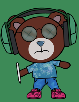Best Polygon NFT Collection on Opensea - Jolly Teddy Party #1888