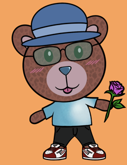 Best Polygon NFT Collection on Opensea - Jolly Teddy Party #1889