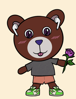 Best Polygon NFT Collection on Opensea - Jolly Teddy Party #1892