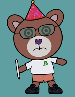 Best Polygon NFT Collection on Opensea - Jolly Teddy Party #1893