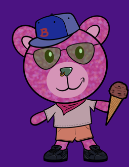 Best Polygon NFT Collection on Opensea - Jolly Teddy Party #1898