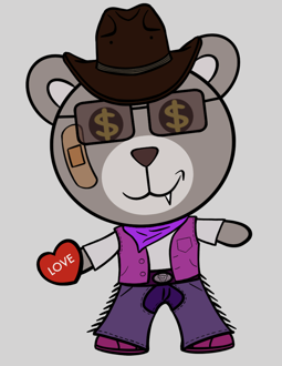 Best Polygon NFT Collection on Opensea - Jolly Teddy Party #2006